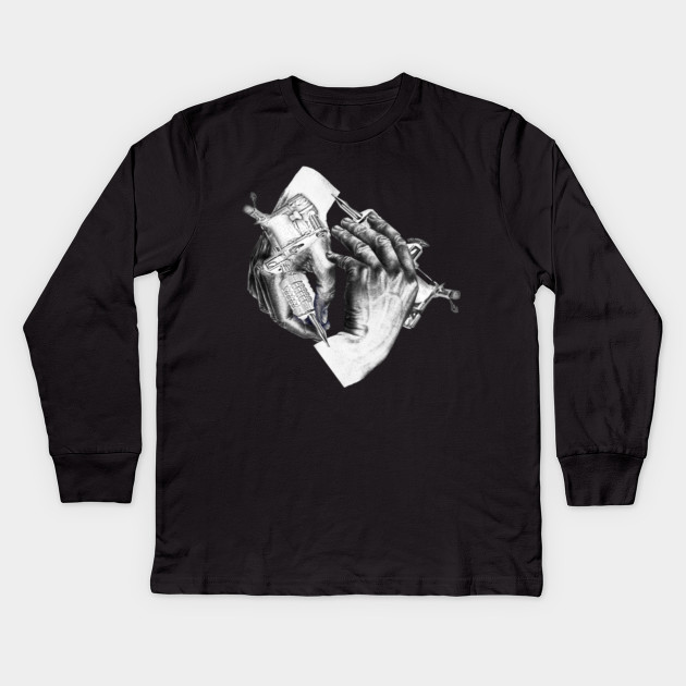 Long Sleeve T ShirtTeepublic Tattoo Escher Kids Mc c3JKl1FuT